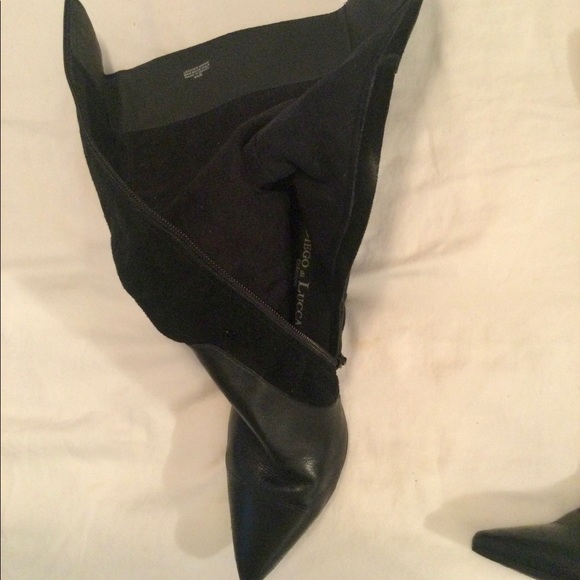 DIEGO DI LUCCA SUEDE AND LEATHER BOOTS. IMMACULATE CONDITION. - Picture 4 of 5